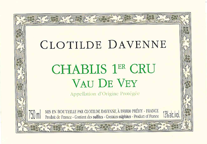 CD Chablis 1er Vau de Vey front